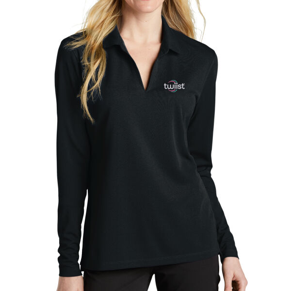 Twiist  - Women's Dri FIT Micro Pique 2.0 Long Sleeve Polo Thumbnail
